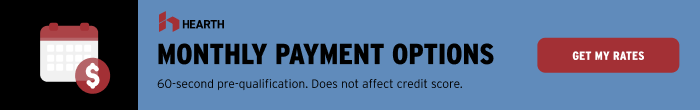 Monthly payment option